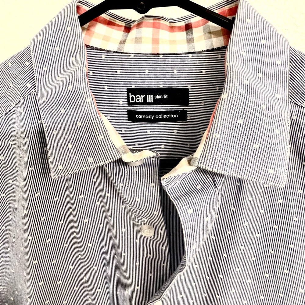 Bar III Slim-Fit Dress Shirt - Picture 6 of 7